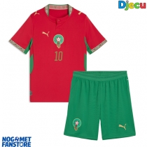 Maroko Brahim Diaz #10 Domaci Dres za djecu SP 2026 Kratak Rukav (+ Kratke hlače)